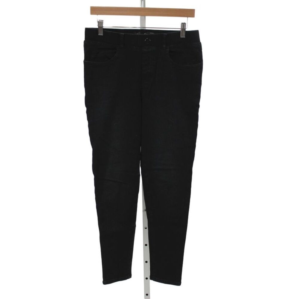 Beta Brand Womens Jegging Pants Black Cotton High Rise Size M